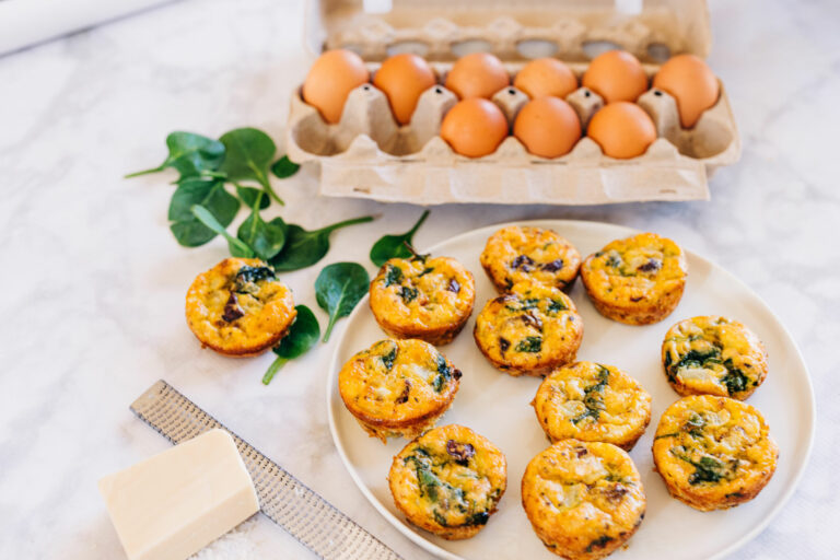 Mediterranean eggs bites (gluten -free and dairy products)