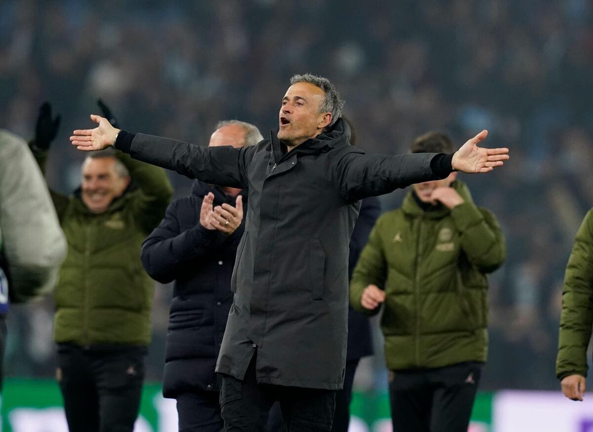 PSG coach Luis Enrique