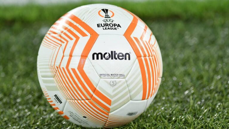 The ball for football competition the UEFA Europa League