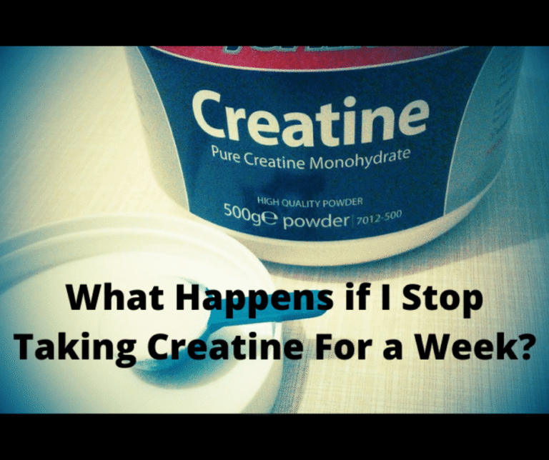 One week of holiday creatine: muscle breakdown or slight hiccup?