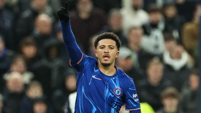 Manchester United winger Jadon Sancho