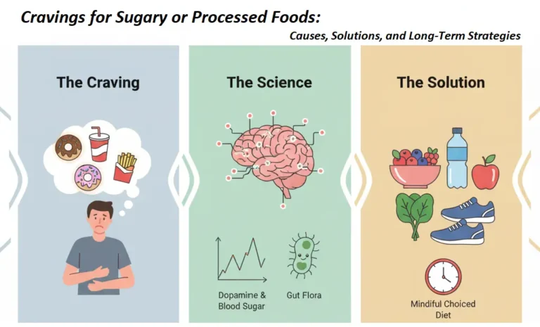 Cravings for Sugary or Processed Foods: Causes, Solutions, and Long-Term Strategies