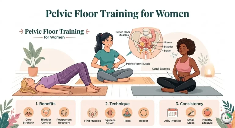Pelvic Floor Training for Women: Exercises, Benefits, and When to Consider Clinical Support