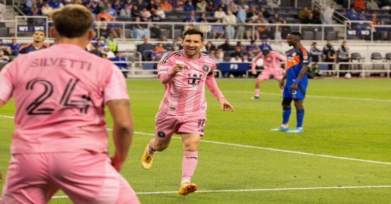 The Inter Miami boss praised Messi's "simply brilliant" brace